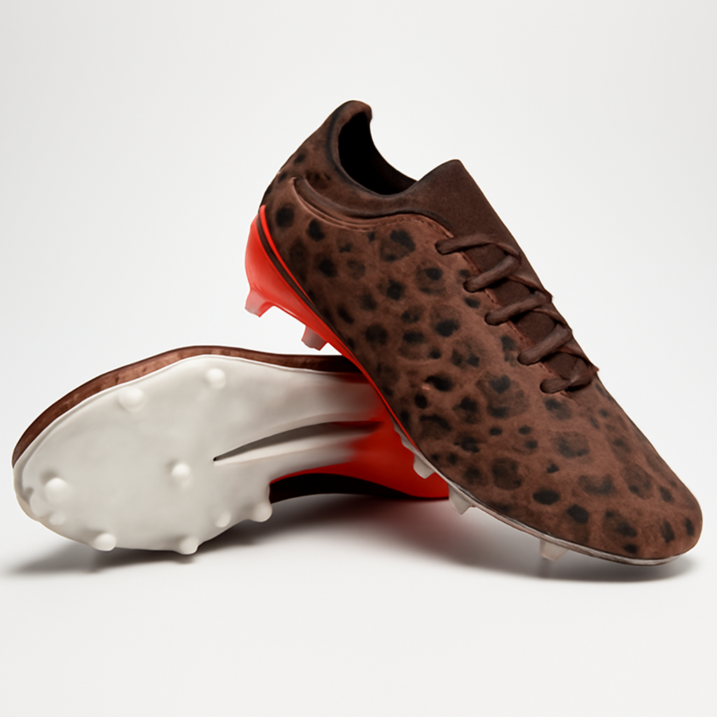 F50 FG - Dark Brown/Footwear White/Solar Orange