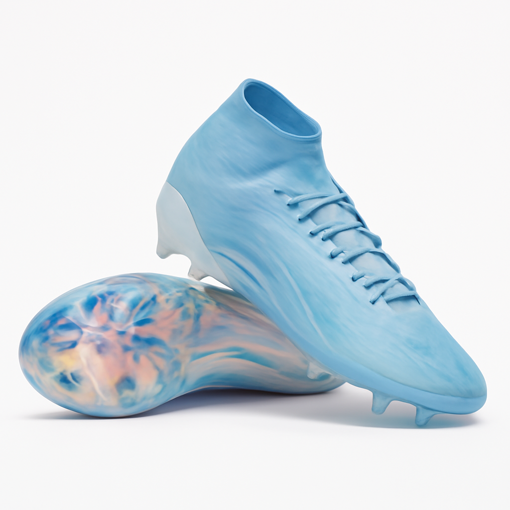 F50 MID FG - Semi Blue Burst/Footwear White/Lucid Pink