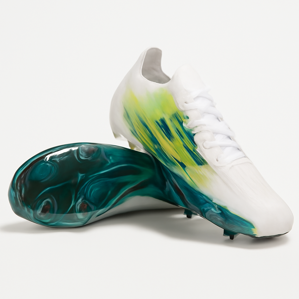 F50 FG - Cloud White/Green/Gold Metallic