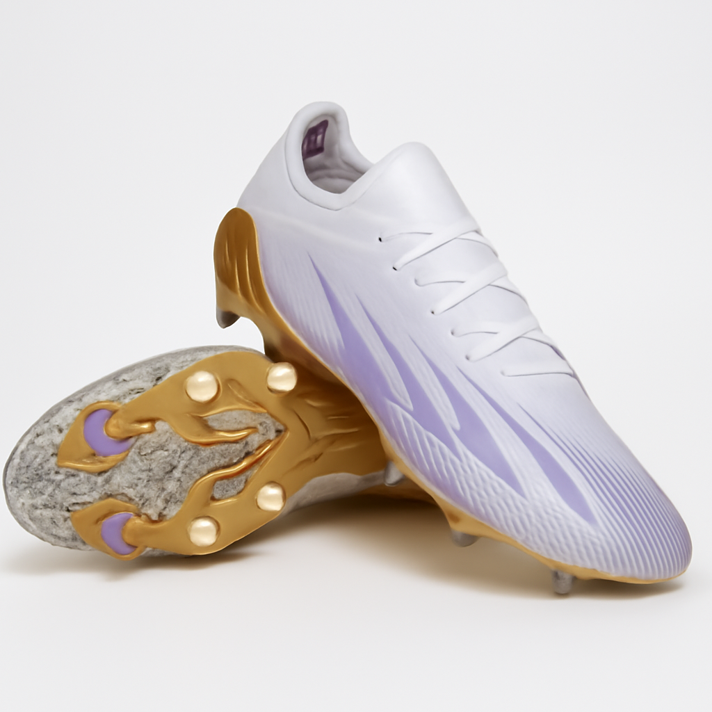 F50 FG - White/Purple Glow/Gold Metallic/Core Black