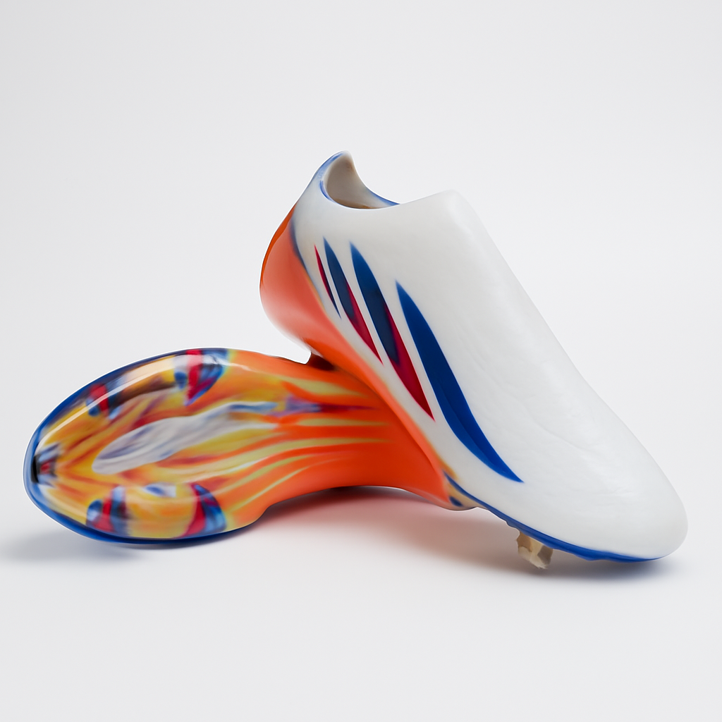 F50 FG - White/Lucid Blue/Solar Red